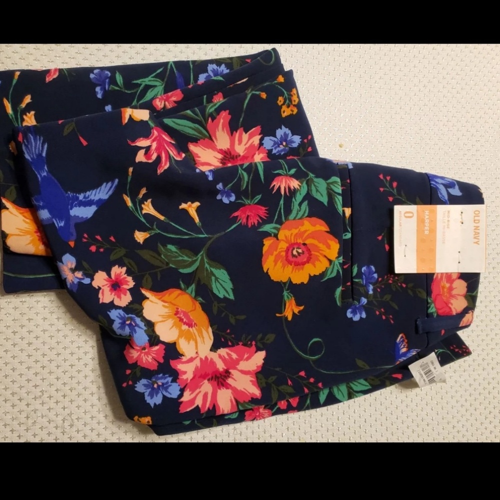 Floral dress pants